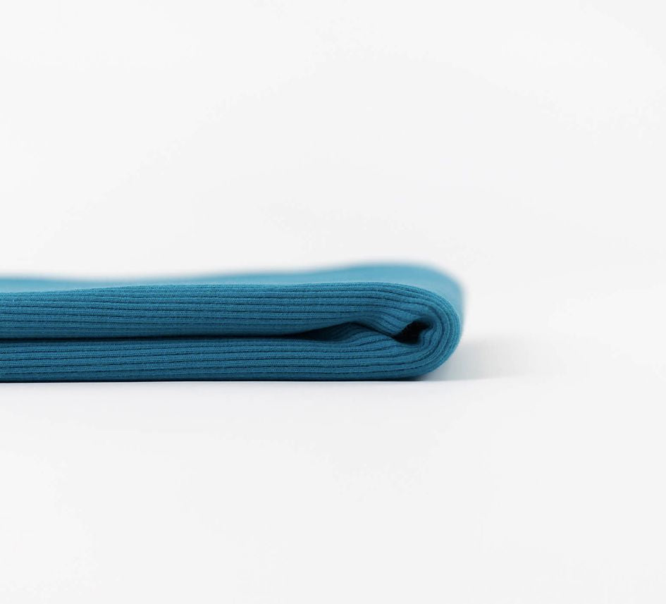 Bord Côte - Bleu lagon (Vendu x10cm) Tissus SEE YOU AT SIX | Gaspard et Léonie Tissus en ligne et Mercerie à Toulouse