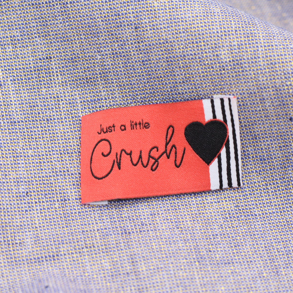 Etiquette tissée - Just a little crush Etiquettes à coudre Sélection Gaspard & Léonie | Gaspard et Léonie Tissus en ligne et Mercerie à Toulouse