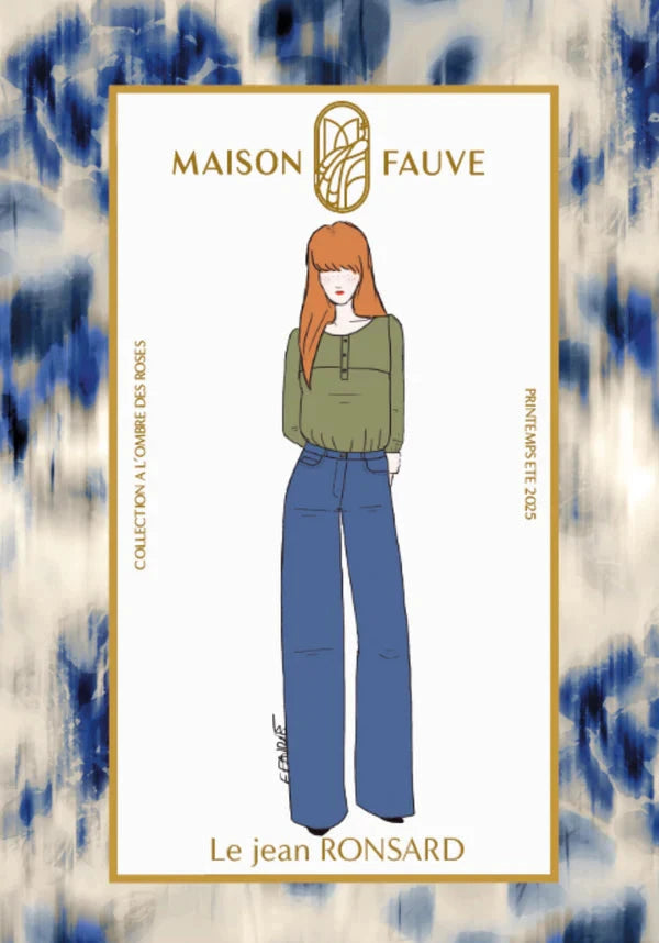 Jean RONSARD patron de couture pochette - MAISON FAUVE Patron de couture MAISON FAUVE | Gaspard et Léonie Tissus en ligne et Mercerie à Toulouse