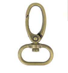 Mousqueton métallique Bronze 25mm (Vendu à l'unité) Mercerie L'atelier de Gaspard et Léonie | Gaspard et Léonie Tissus en ligne et Mercerie à Toulouse