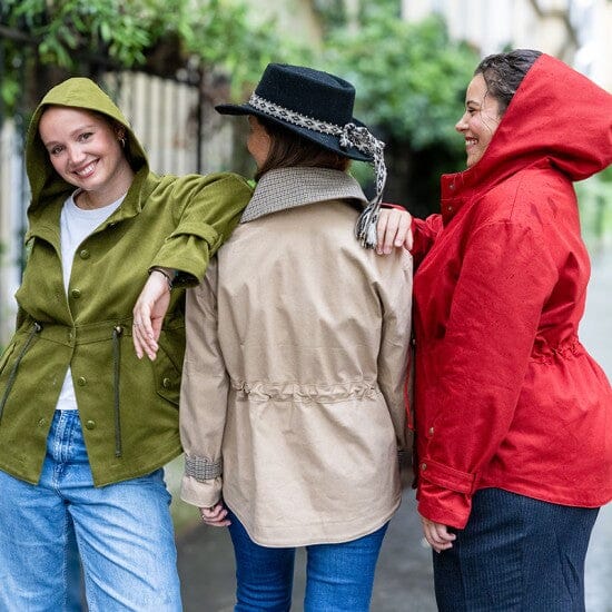 Parka NILS Patron de couture pochette - CORALIE BIJASSON Patron de couture Coralie Bijasson | Gaspard et Léonie Tissus en ligne et Mercerie à Toulouse