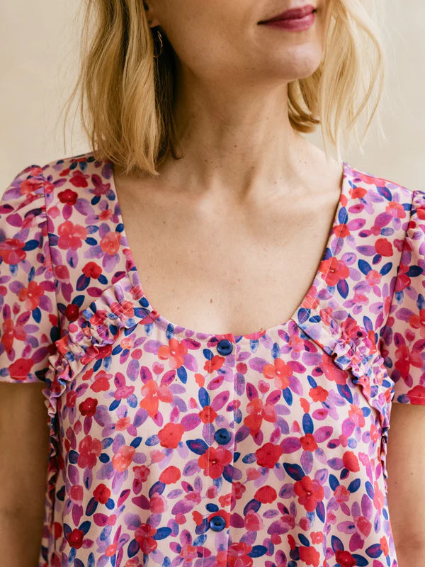 Robe ou Blouse BLOOM - Patron de couture pochette - JOLI LAB Patron de couture JOLI LAB | Gaspard et Léonie Tissus en ligne et Mercerie à Toulouse