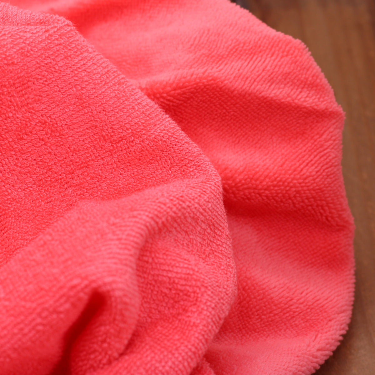 Tissu Eponge Microfibre de bambou - Corail (Vendu x10cm) Tissus Sélection Gaspard & Léonie | Gaspard et Léonie Tissus en ligne et Mercerie à Toulouse