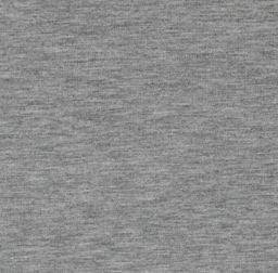 Tissu Jersey de coton uni - Gris moyen Chiné (Vendu x10cm) Tissus L'atelier de Gaspard et Léonie | Gaspard et Léonie Tissus en ligne et Mercerie à Toulouse