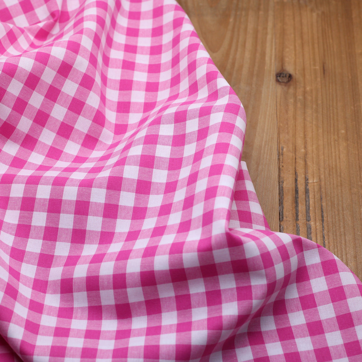 Tissu popeline de coton VICHY - Rose (Vendu x10cm) Tissus Sélection Gaspard & Léonie | Gaspard et Léonie Tissus en ligne et Mercerie à Toulouse