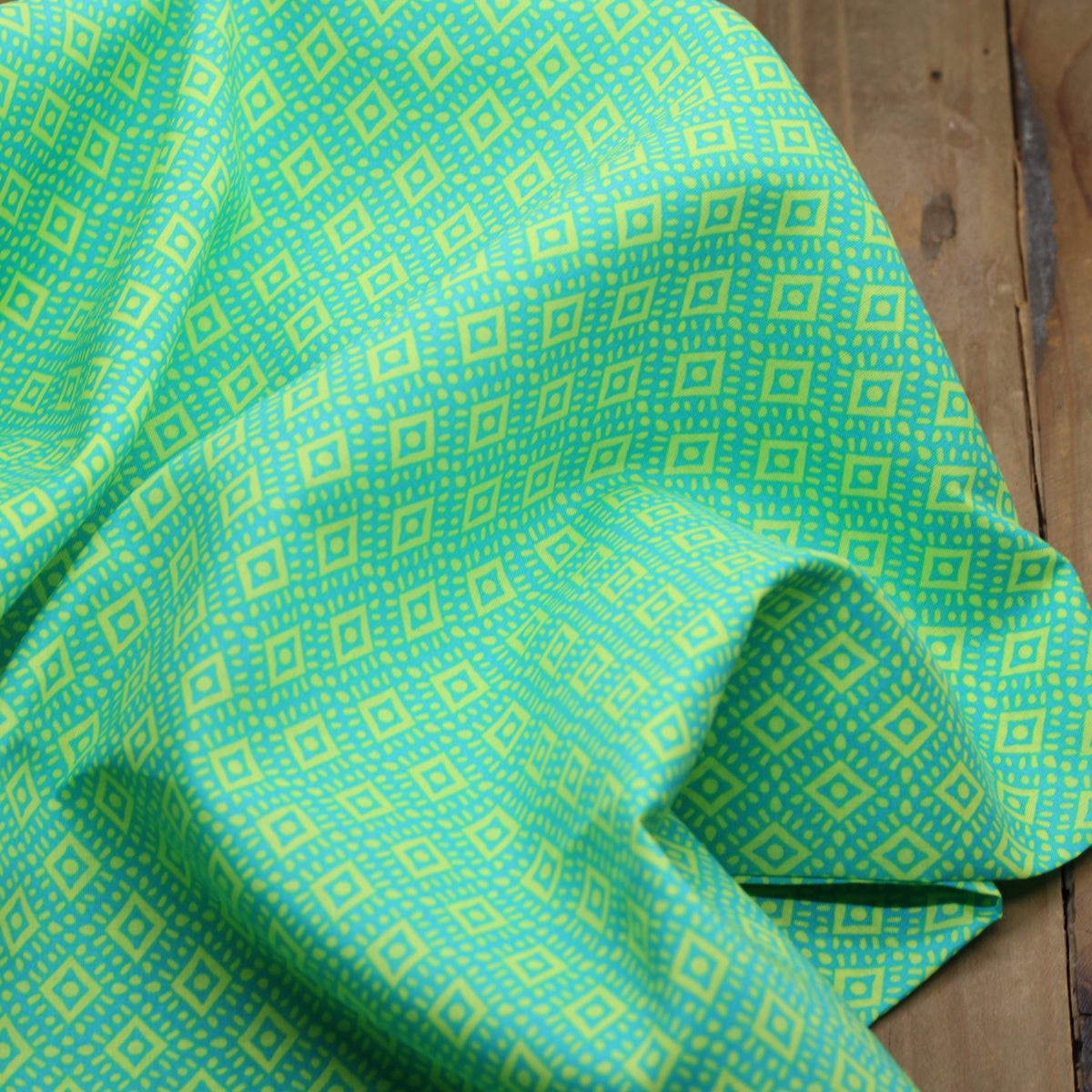 Tissu Voile de coton - YELLOW ABSTRACT - Jaune/vert (Vendu x10cm) Tissus Sélection Gaspard & Léonie | Gaspard et Léonie Tissus en ligne et Mercerie à Toulouse