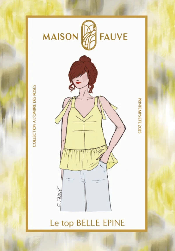 Top BELLE EPINE patron de couture pochette - MAISON FAUVE Patron de couture MAISON FAUVE | Gaspard et Léonie Tissus en ligne et Mercerie à Toulouse