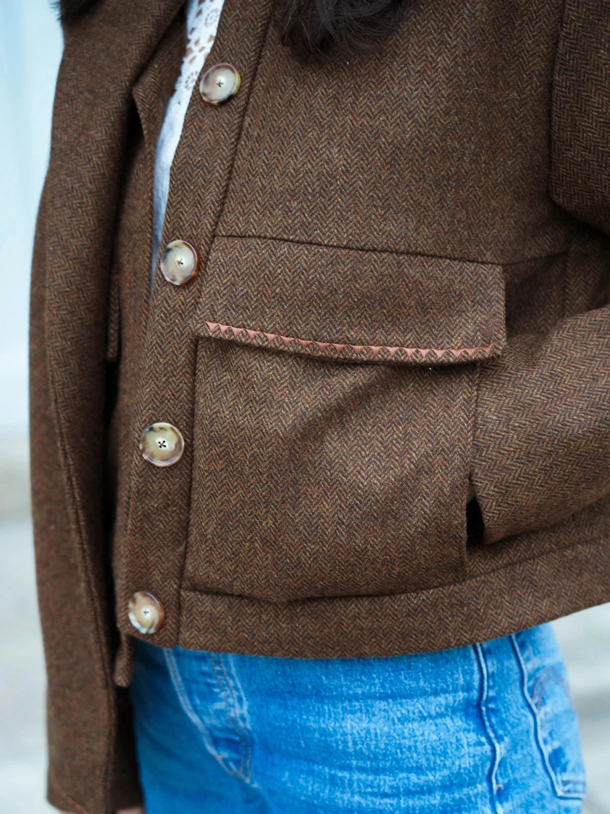 Veste FREDDO - Patron de couture Pochette - ANCEA PARIS Patron de couture ANCEA PARIS | Gaspard et Léonie Tissus en ligne et Mercerie à Toulouse