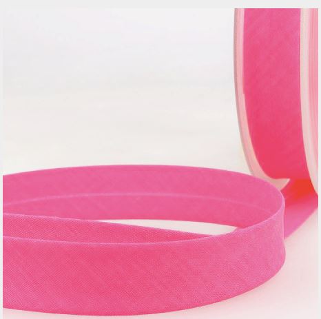 Biais Fluo Rose 20mm Mercerie Sélection Gaspard & Léonie | Gaspard et Léonie Tissus en ligne et Mercerie à Toulouse