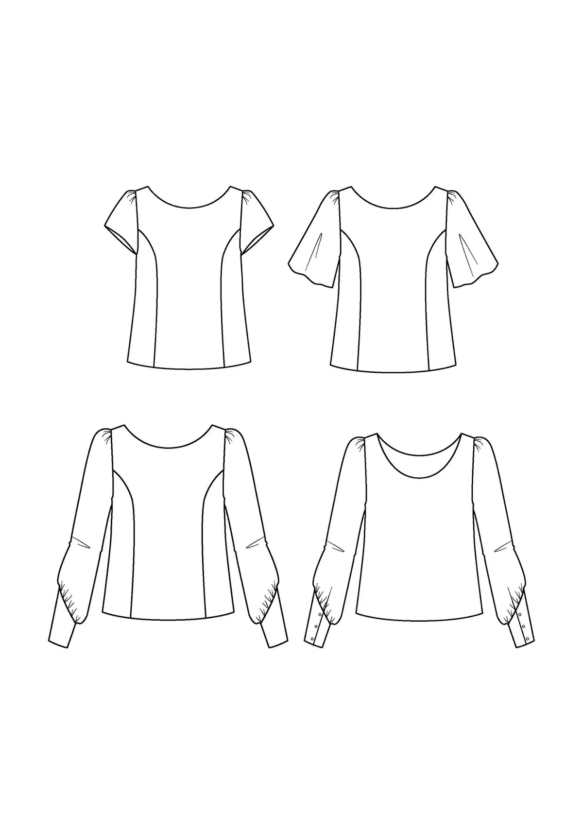 Blouse CICADELLA patron de couture pochette - MAISON FAUVE Patron de couture MAISON FAUVE | Gaspard et Léonie Tissus en ligne et Mercerie à Toulouse