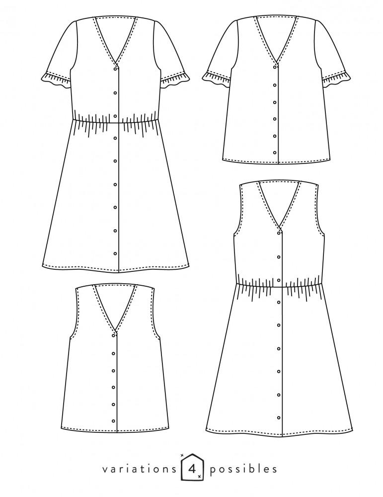 Patron de Couture SCAMMIT - Zoé | Gaspard et Léonie Tissus Mercerie ToulousePatron de Couture SCAMMIT - Zoé | Gaspard et Léonie Tissus Mercerie Toulouse
