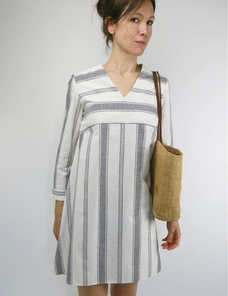 Blouse ou Robe femme ZEPHIR Patron de couture pochette - L'atelier de Gaspard et Léonie
