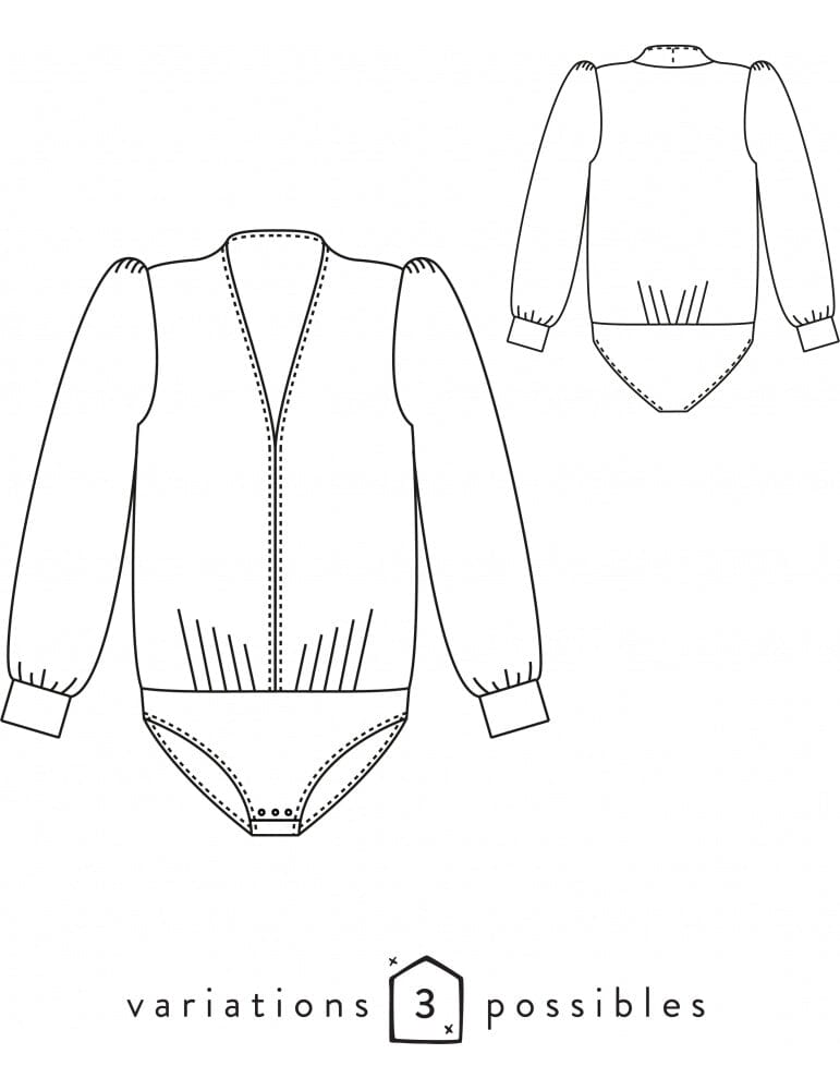Body femme PULP Patron de couture pochette - Atelier SCÄMMIT Patron de couture ATELIER SCÄMMIT | Gaspard et Léonie Tissus en ligne et Mercerie à Toulouse