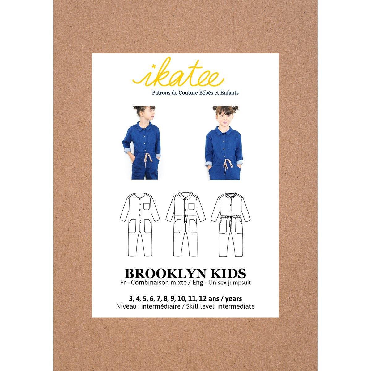 BROOKLYN KIDS Combinaison Mixte patron de couture pochette - L'atelier de Gaspard et Léonie