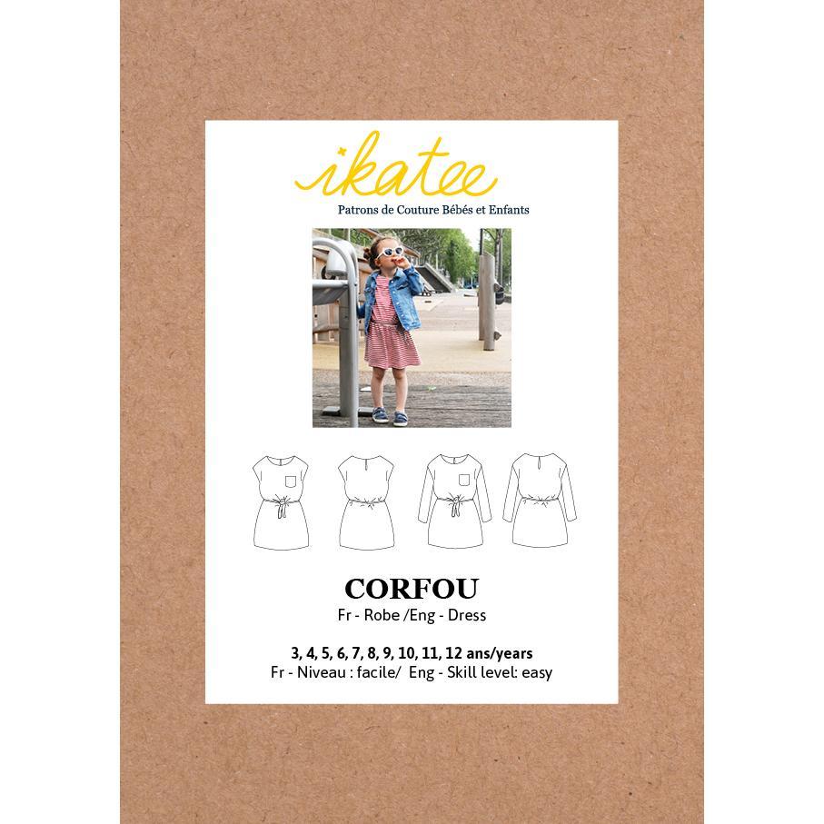 CORFOU Robe patron de couture pochette Patron de couture Ikatee | Gaspard et Léonie Tissus Mercerie Toulouse