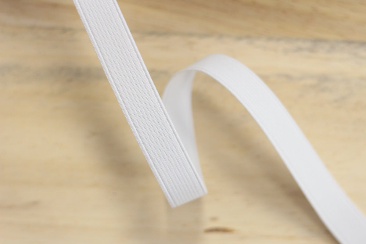 Elastique plat Blanc 15mm (vendu x10cm) Mercerie Sélection Gaspard & Léonie | Gaspard et Léonie Tissus Mercerie Toulouse