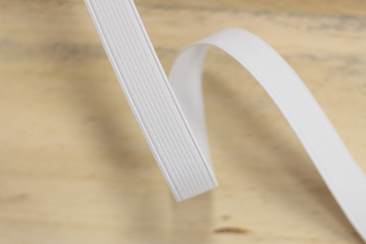 Elastique plat Blanc 20mm (vendu x10cm) Mercerie Sélection Gaspard & Léonie | Gaspard et Léonie Tissus Mercerie Toulouse