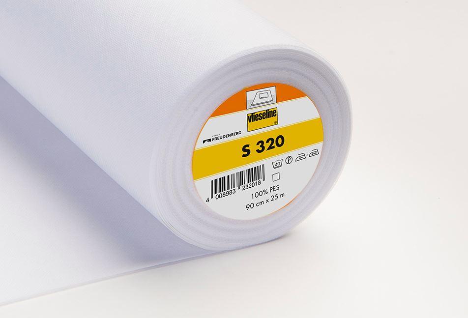 Entoilage thermocollant S320 VLIESELINE blanc (Vendu x10cm) - L'atelier de Gaspard et Léonie