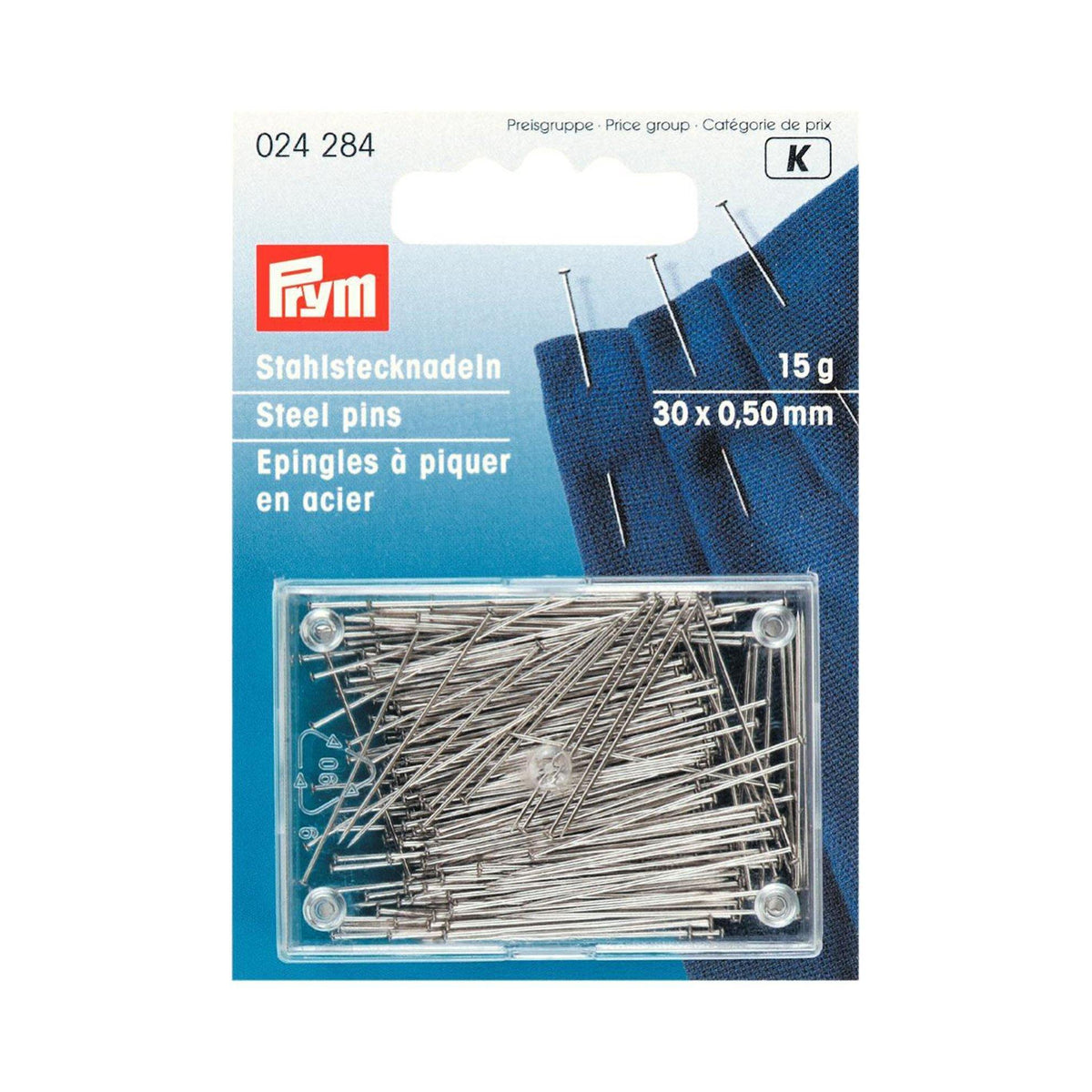 Épingles super fine 30x0,5mm Boite de 15g - L'atelier de Gaspard et Léonie