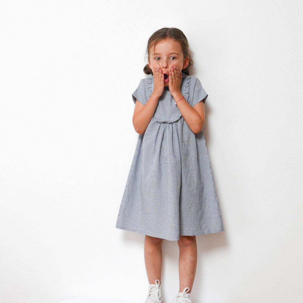 IDA Top ou Robe patron de couture pochette - L'atelier de Gaspard et Léonie