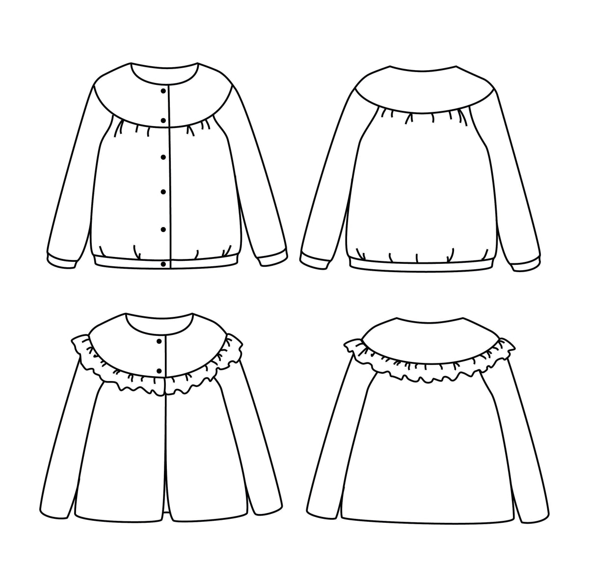 IRMA Enfant Gilet patron de couture pochette - L'atelier de Gaspard et Léonie