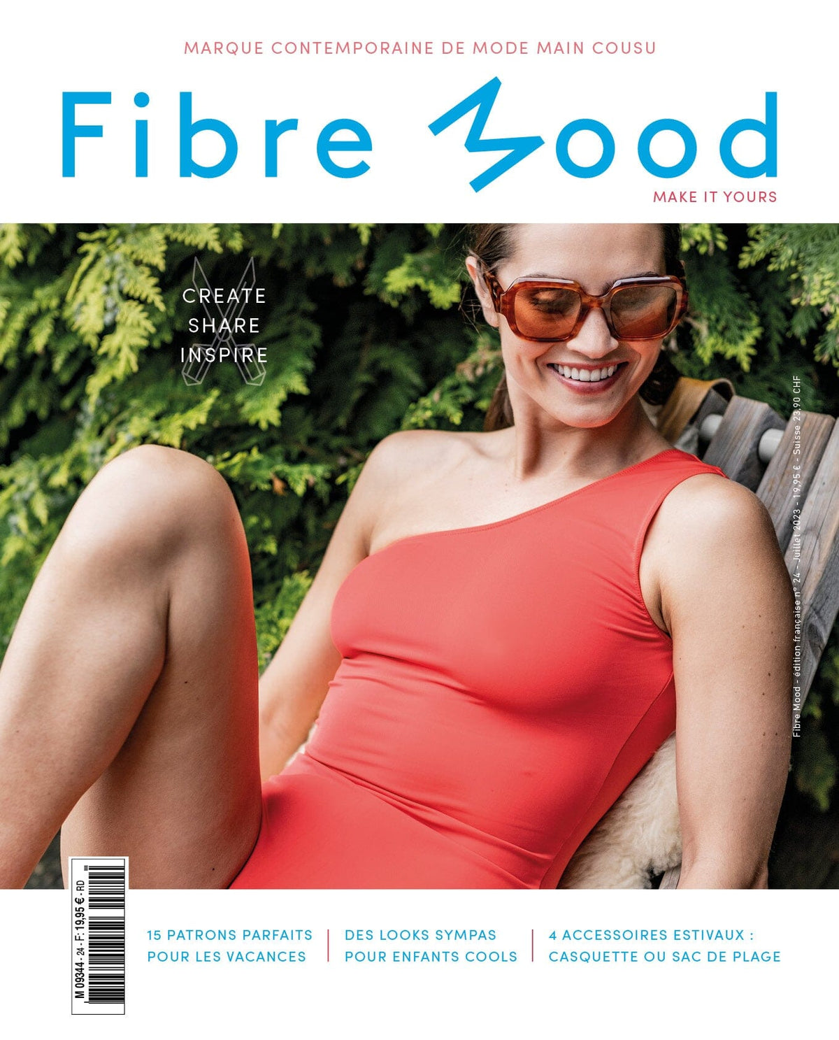 Magazine FIBRE MOOD Livre patrons N°24 Edition Spécial 2 Patron de couture FIBRE MOOD | Gaspard et Léonie Tissus en ligne et Mercerie à Toulouse