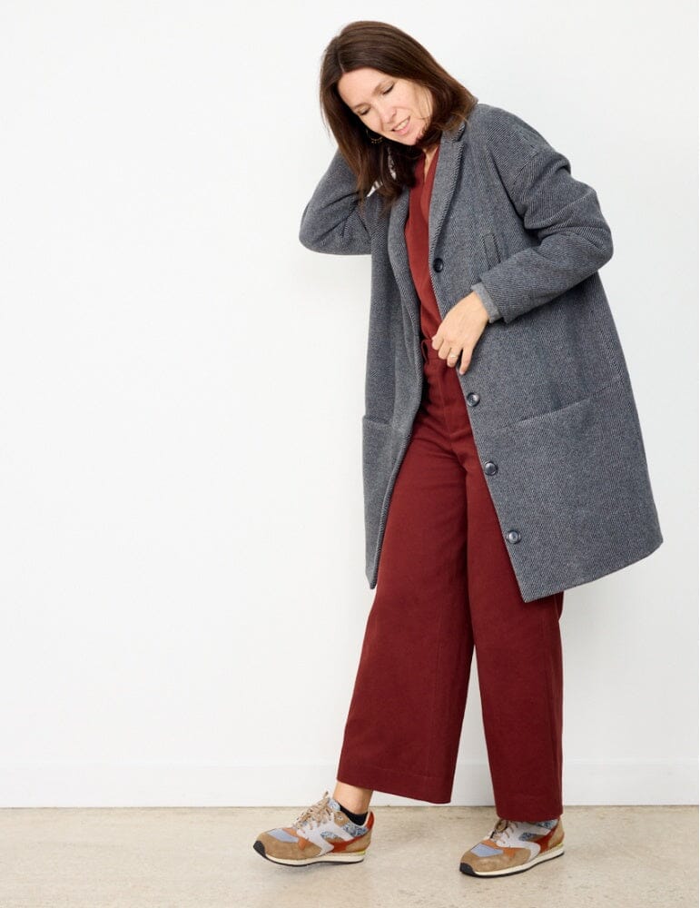 Manteau femme FLOW Patron de couture pochette - Atelier SCÄMMIT Patron de couture ATELIER SCÄMMIT | Gaspard et Léonie Tissus en ligne et Mercerie à Toulouse