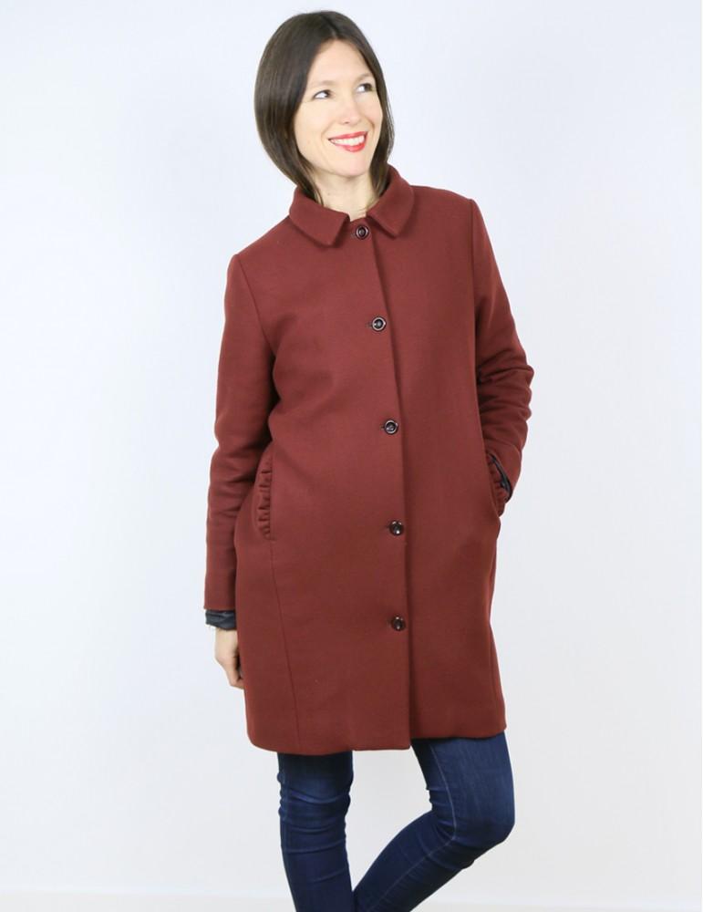 Manteau femme MERCI Patron de couture pochette Patron de couture ATELIER SCÄMMIT | Gaspard et Léonie Tissus Mercerie Toulouse