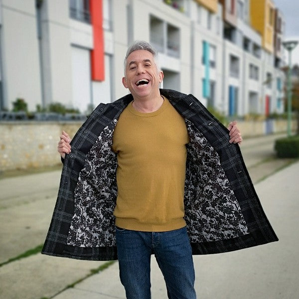 Manteau LE GENTLEMAN Patron de couture pochette - Les Beaux Gosses Patron de couture LES BEAUX-GOSSES | Gaspard et Léonie Tissus en ligne et Mercerie à Toulouse