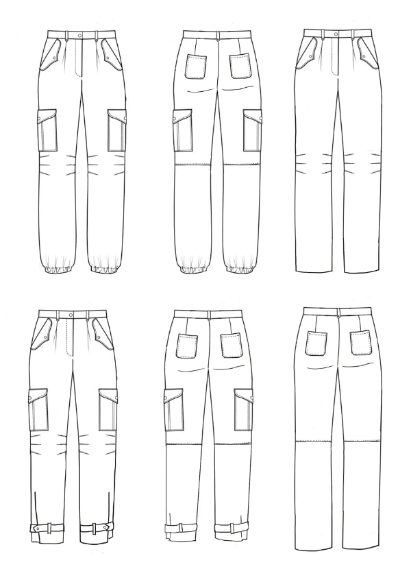 Pantalon TREMPLIN Patron de couture Pochette - MAISON FAUVE Patron de couture MAISON FAUVE | Gaspard et Léonie Tissus en ligne et Mercerie à Toulouse