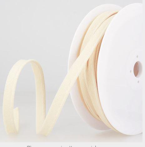 Passepoil Blanc cassé 10mm Col:51 (vendu 10cm) Mercerie Sélection Gaspard & Léonie | Gaspard et Léonie Tissus Mercerie Toulouse
