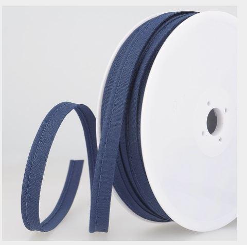 Passepoil Bleu Marine Navy 10mm Col:23 (vendu 10cm) - L'atelier de Gaspard et Léonie