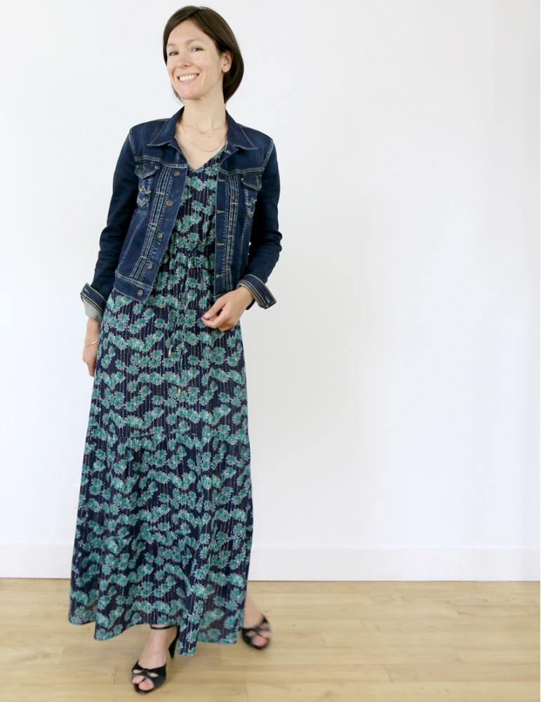Robe Helios SCAMMIT Patron de couture pochette - L'atelier de Gaspard et Léonie