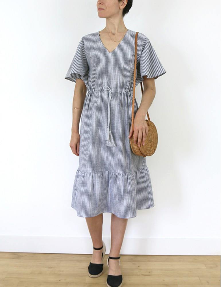 Robe Helios SCAMMIT Patron de couture pochette - L'atelier de Gaspard et Léonie