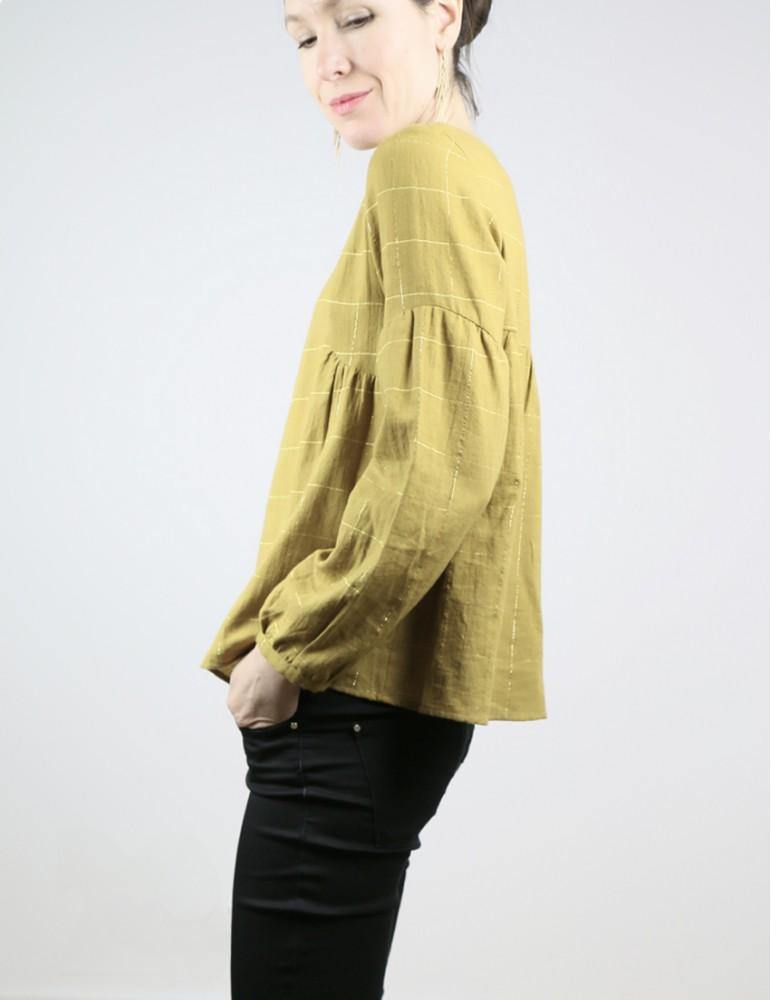 Robe ou Blouse Petites Choses SCAMMIT Patron de couture pochette - L'atelier de Gaspard et Léonie
