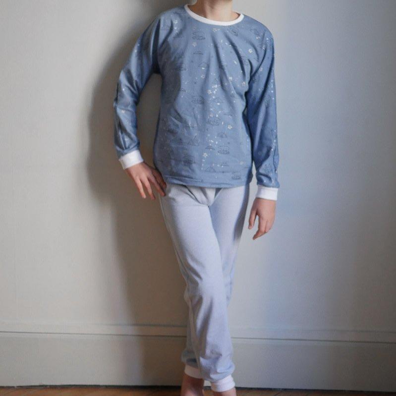 SACHA Pyjama Mixte patron de couture pochette Patron de couture Ikatee | Gaspard et Léonie Tissus Mercerie Toulouse