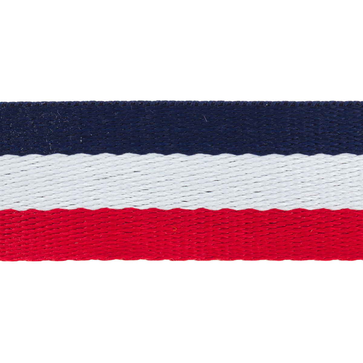 Sangle 30mm rayée Bleu/Blanc/bleu (Vendu x10cm) Mercerie Sélection Gaspard & Léonie | Gaspard et Léonie Tissus en ligne et Mercerie à Toulouse