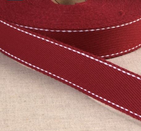 Sangle Unie Point Sellier 30mm (Vendu x10cm) ROUGE BORDEAUX COL:72 Sélection Gaspard & Léonie | Gaspard et Léonie Tissus en ligne et Mercerie à Toulouse