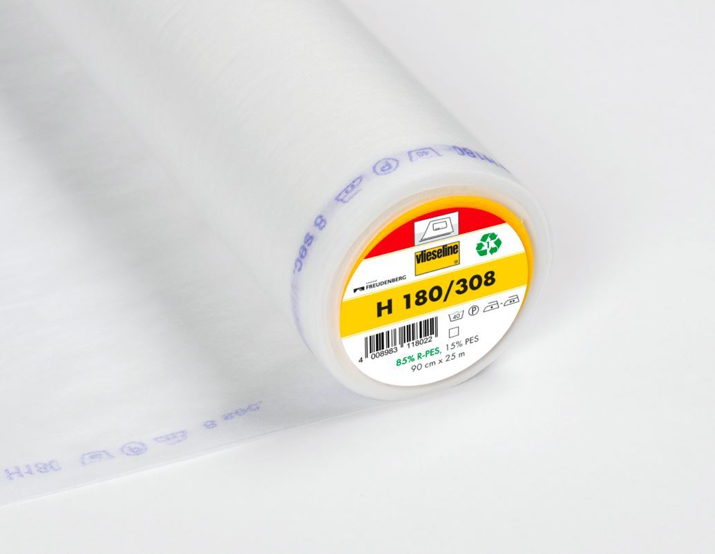 Thermocollant H180 VLIESELINE blanc (Vendu x10cm) - L'atelier de Gaspard et Léonie