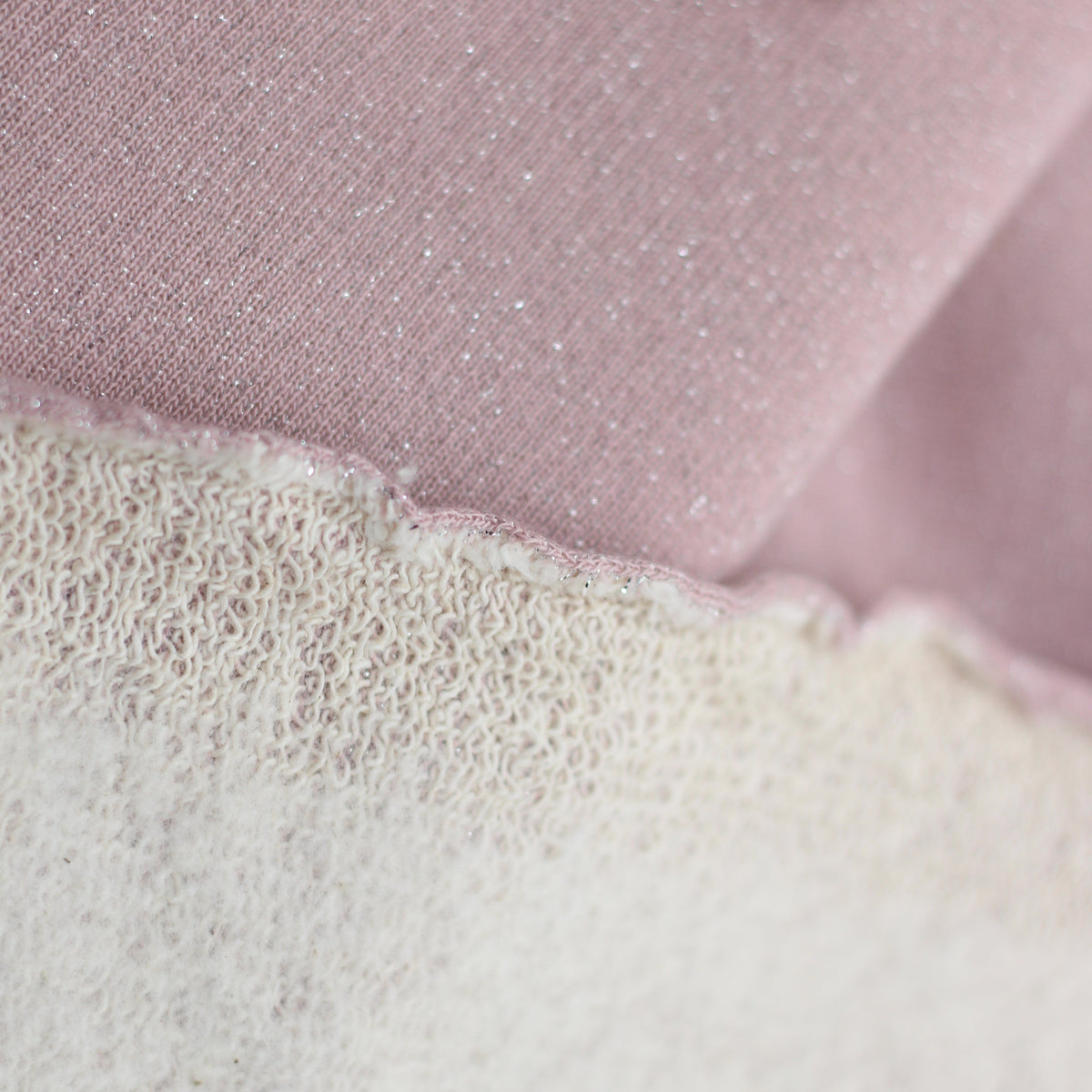 Tissu French Terry Glitter Vieux rose (Vendu x10cm) Tissus Sélection Gaspard & Léonie | Gaspard et Léonie Tissus Mercerie Toulouse