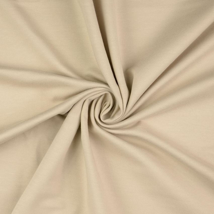 Tissu French Terry Uni - Beige sable (Vendu x10cm) Tissus Sélection Gaspard & Léonie | Gaspard et Léonie Tissus en ligne et Mercerie à Toulouse