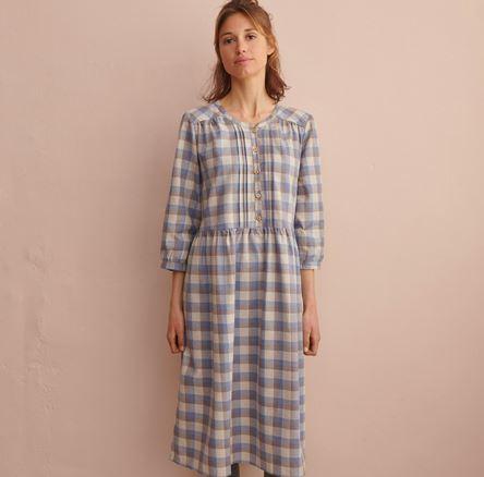 Tissu TARTAN Viyella - Jeans (Vendu x10cm) Tissus katia Fabrics | Gaspard et Léonie Tissus Mercerie Toulouse