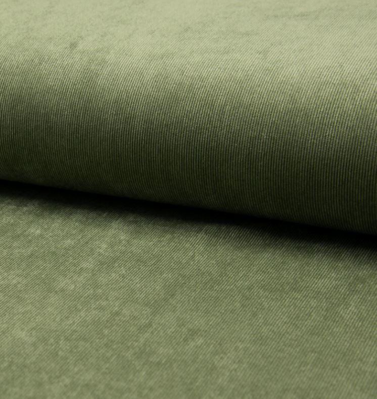 Tissu Velours milleraies vert kaki (vendu x10cm) Tissus Sélection Gaspard & Léonie | Gaspard et Léonie Tissus Mercerie Toulouse