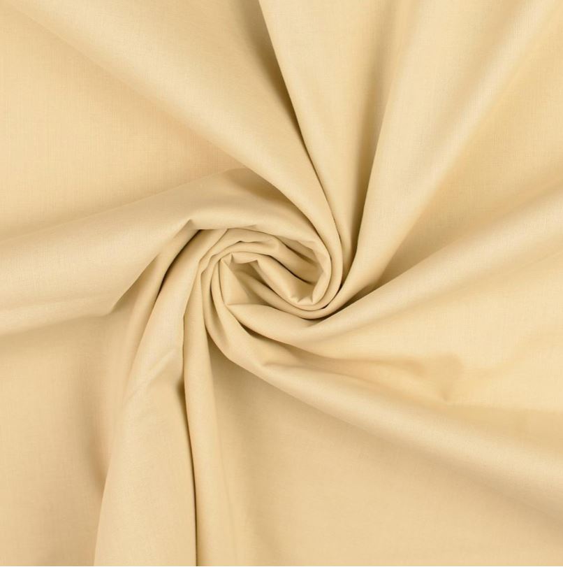Tissu voile de coton uni Ecru/Beige (Vendu x10cm) Tissus Sélection Gaspard & Léonie | Gaspard et Léonie Tissus en ligne et Mercerie à Toulouse