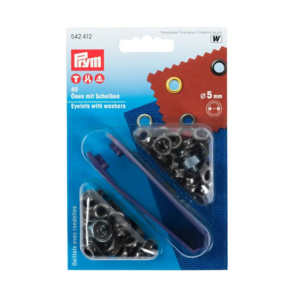 Oeillets avec rondelles PRYM