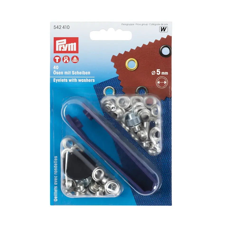 Oeillets avec rondelles PRYM
