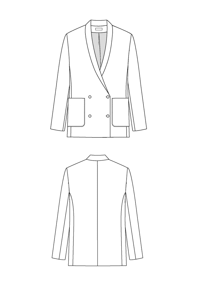 Blazer MIMOSA Patron de couture Pochette - MAISON FAUVE Patron de couture MAISON FAUVE | Gaspard et Léonie Tissus en ligne et Mercerie à Toulouse