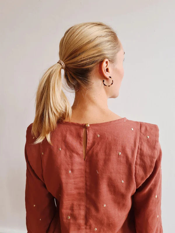 Blouse OLIVIA - Patron de couture pochette - JOLI LAB Patron de couture JOLI LAB | Gaspard et Léonie Tissus en ligne et Mercerie à Toulouse