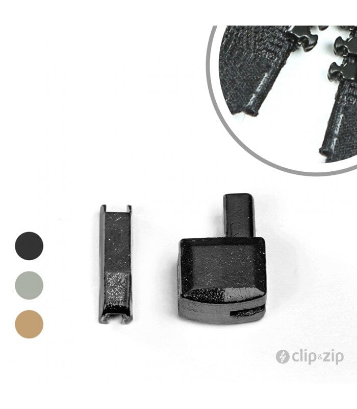Boîtier/manchon d'arrêt de remplacement pour fermeture zip Mercerie Clip & Zip | Gaspard et Léonie Tissus en ligne et Mercerie à Toulouse