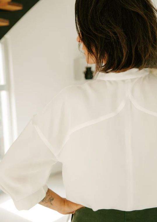 Chemise VITTORIA patron de couture pochette - MAISON FAUVE Patron de couture MAISON FAUVE | Gaspard et Léonie Tissus en ligne et Mercerie à Toulouse